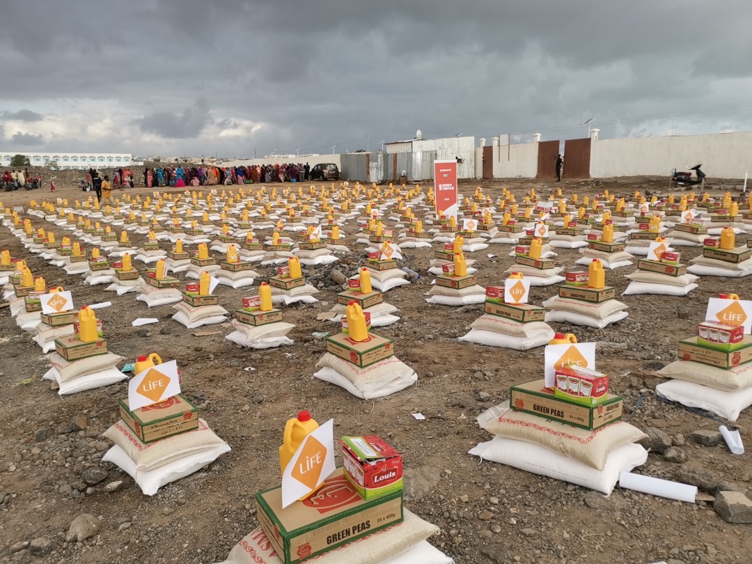 مكتب الوصول الإنساني في جيبوتي ينفذ عددا من الخدمات الإغاثية للاجئين اليمنيين والمحتاجين في المجتمع المحلي الجيبوتي