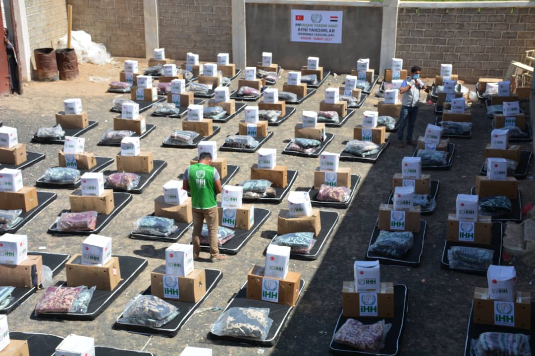 اغاثة النازحين اليمن مأرب