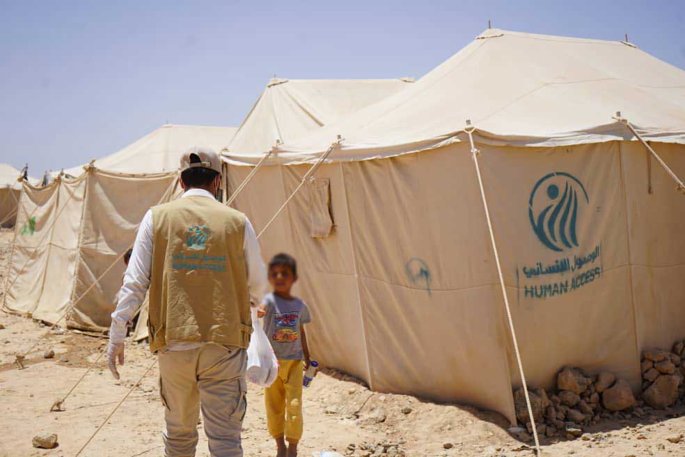 مخيمات الميل والخير والتواصل مأرب