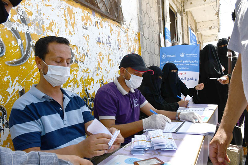 مساعدات برنامج الاغذية العالمي تعز