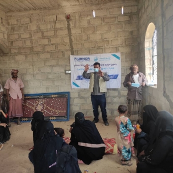 بالشراكة مع UNHCR تنفيذ جلستين توعيتين قانونية في مأرب 