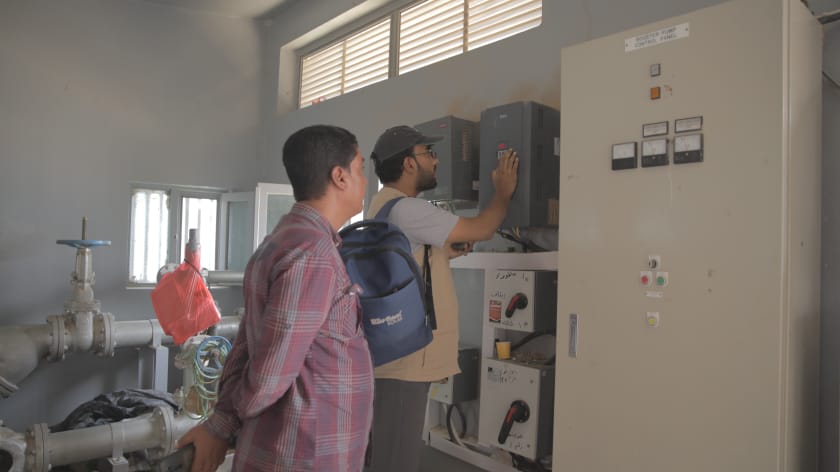 مشروع مياه بالطاقة الشمسية المكلا