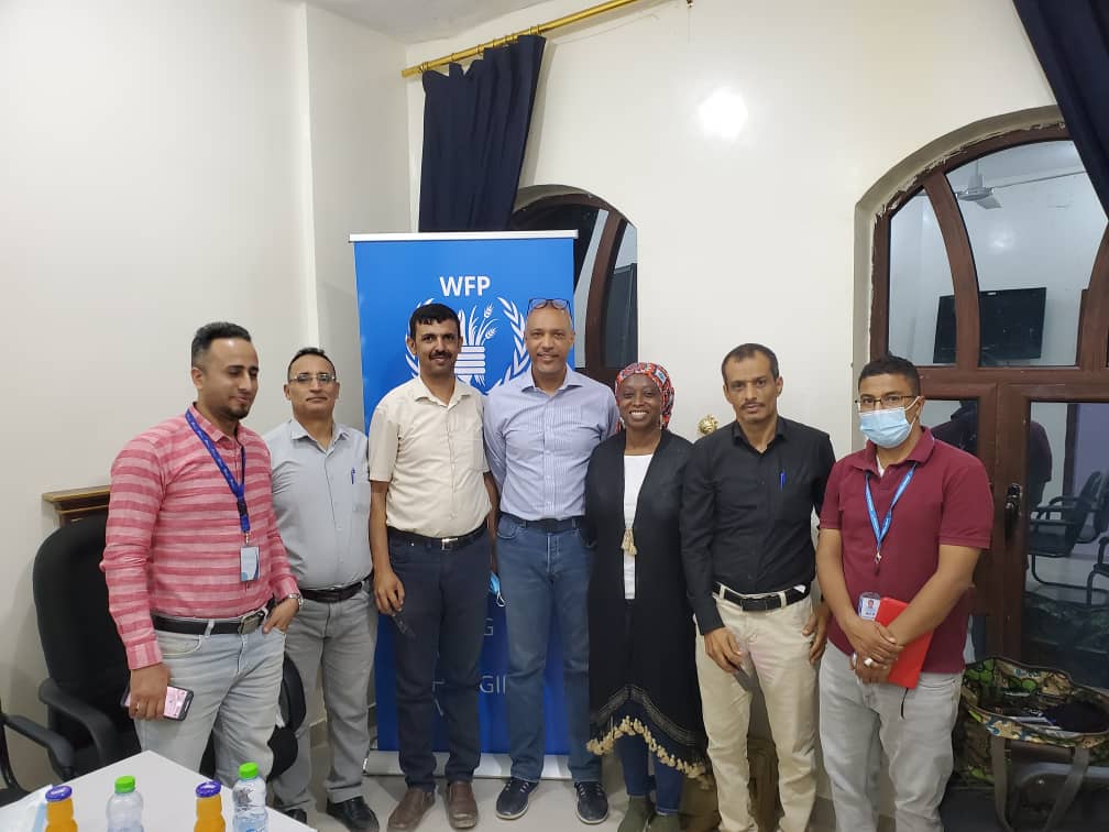 ممثل برتامج الأغذية العالمي اليمن السيد لوران بوكيرا و السيدة موتينتا شيموكا