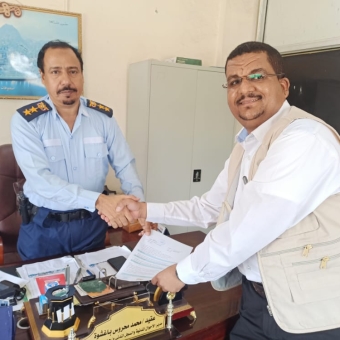 توقيع اتفاقية تعاون مشترك مع مصلحة الأحوال المدنية بساحل حضرموت 