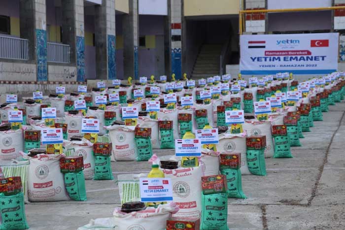 مشروع السلة الغذائية للايتام