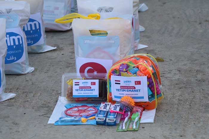 مشروع السلة الغذائية للايتام