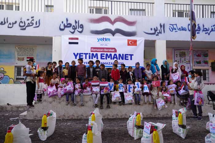 مشروع السلة الغذائية للايتام