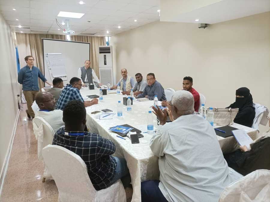 الوصول الإنساني تشارك في ورشة عمل لتقييم برنامج العودة الطوعية