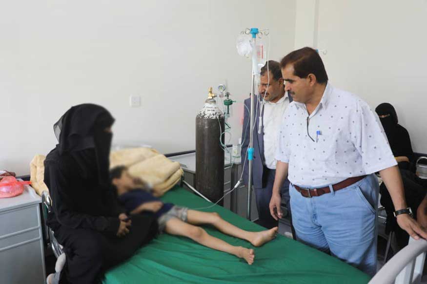 افتتاح قسمين للرعاية الصحية ومعالجة سوء التغذية لدى الأطفال في مأرب