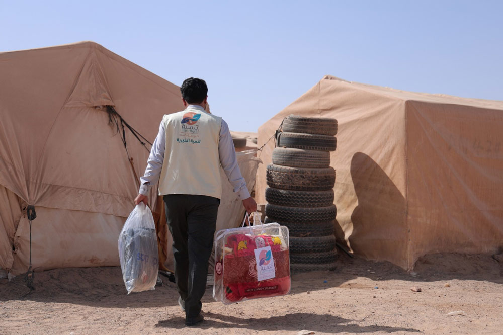 حقائب شتوية لفائدة 536 فردا من النازحين الأكثر ضعفا