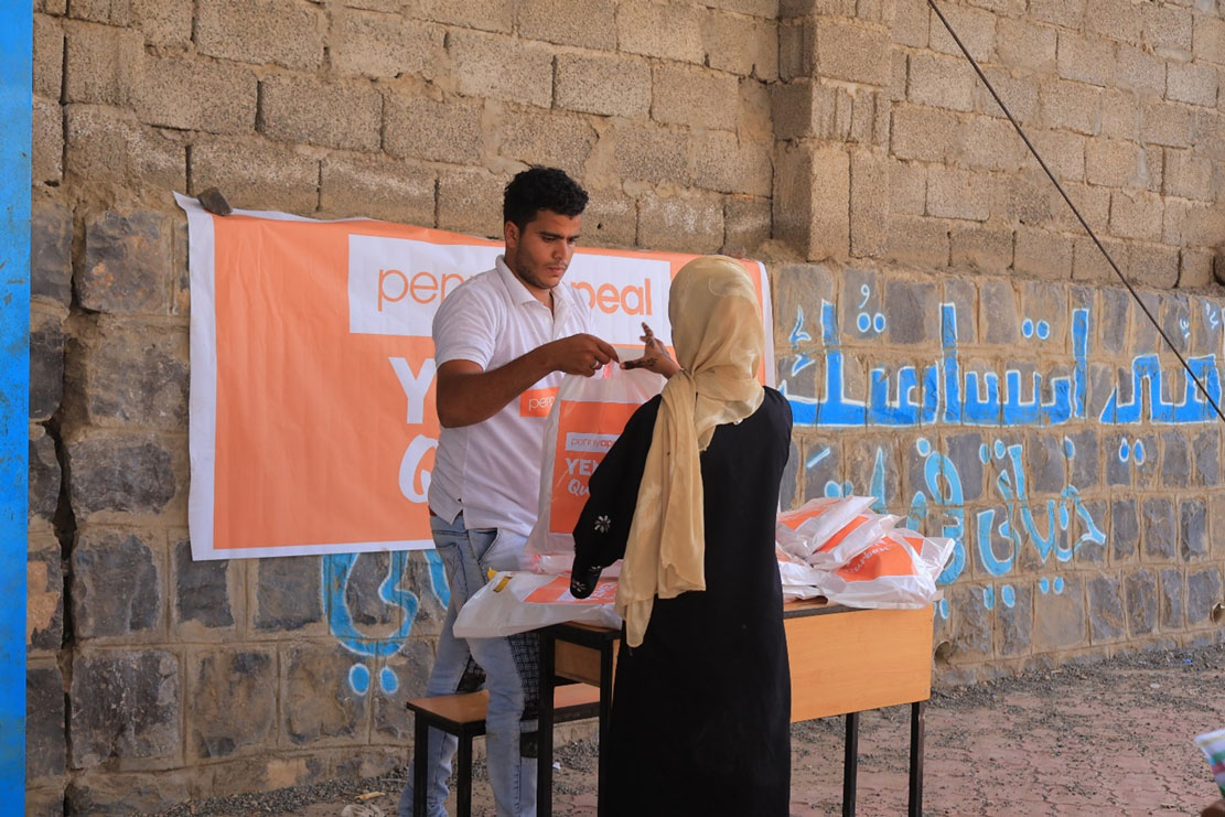 6504 مستفيدين من توزيع لحوم الأضاحي في تعز