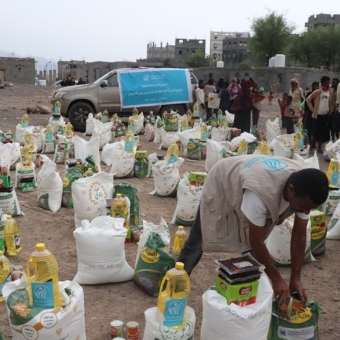 استجابة طارئة من الوصول الإنساني لإغاثة متضرري السيول في لحج 